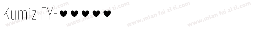 Kumiz FY字体转换